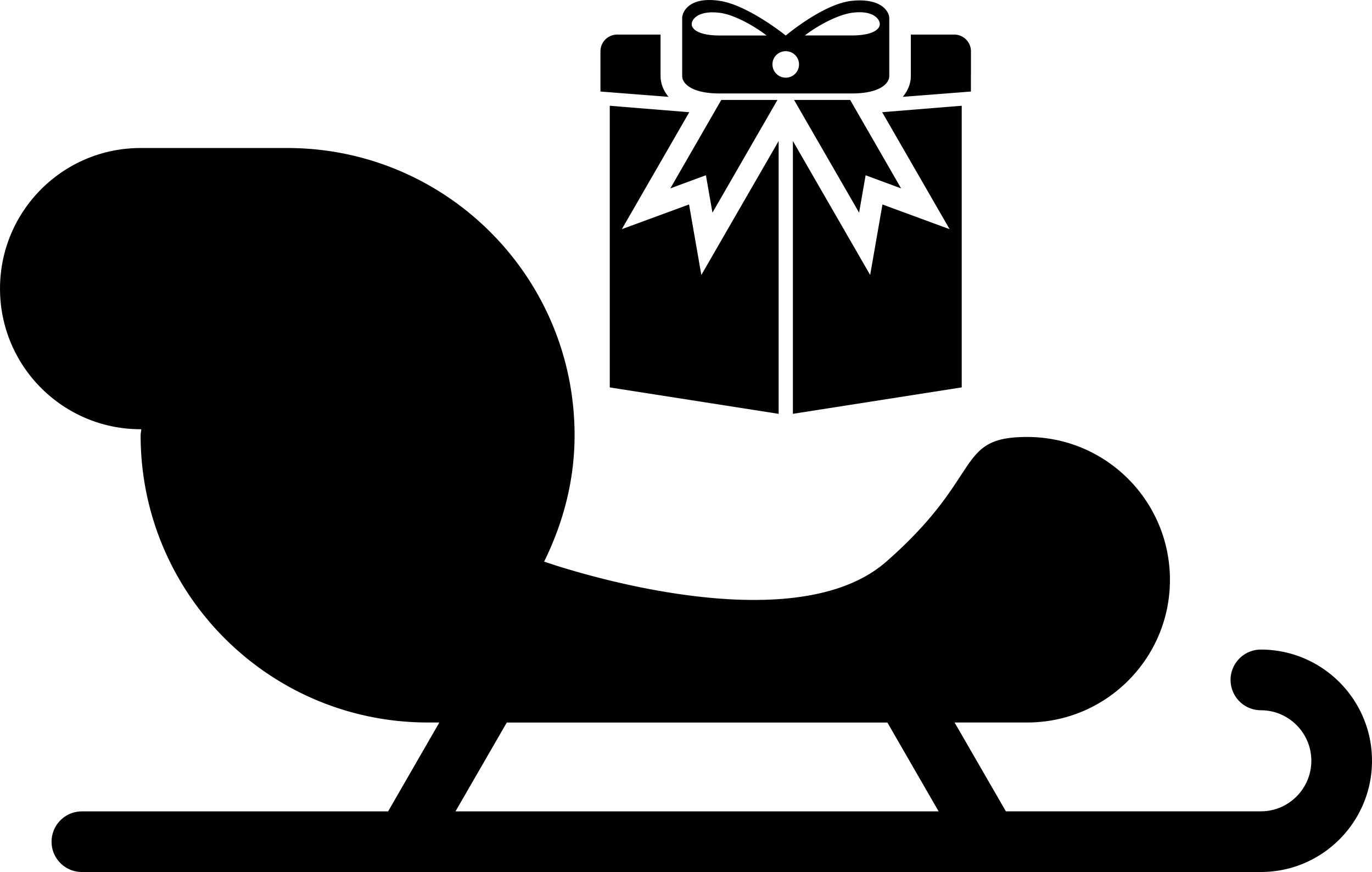 Christmas Sled Digital Sketch Svg Design Free Vectors